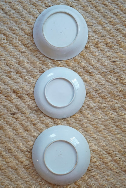 Set of 3 — Antique Blue Willow Shallow Bowl