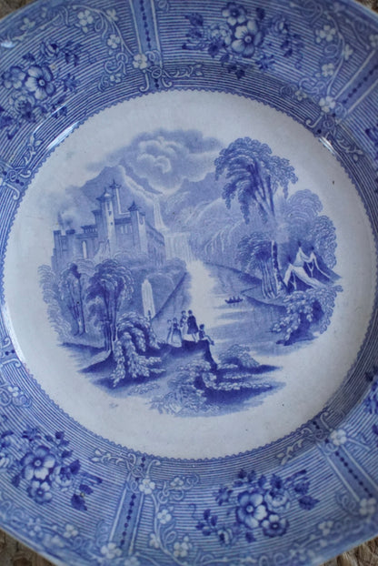 Set of 4 — Antique Ironstone Plates