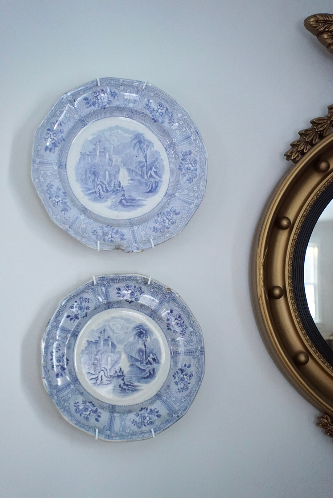 Set of 4 — Antique Ironstone Plates
