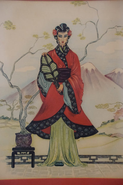 A Pair of — Vintage Ancestor Portrait Prints