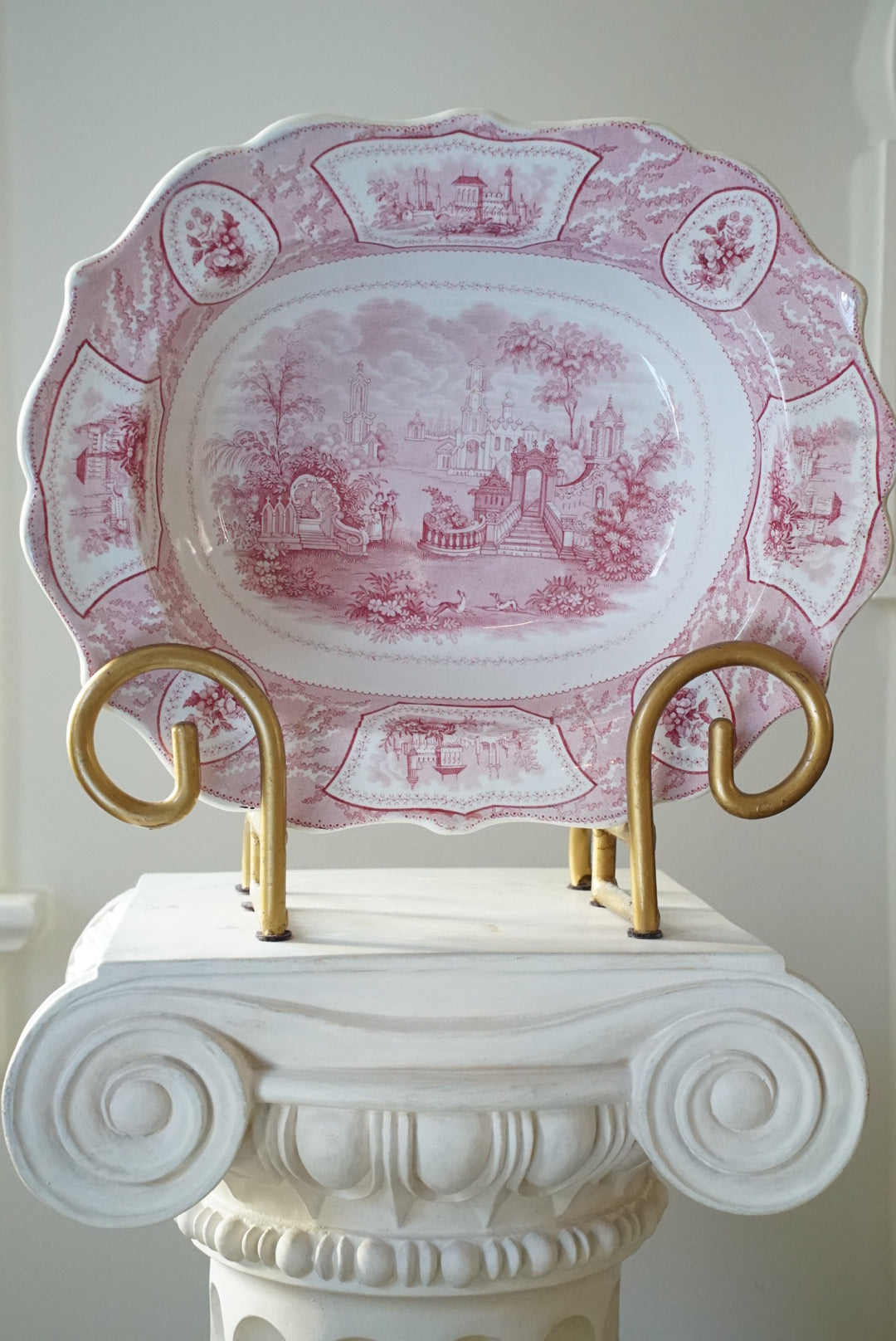 Antique Transferware Serving Platter
