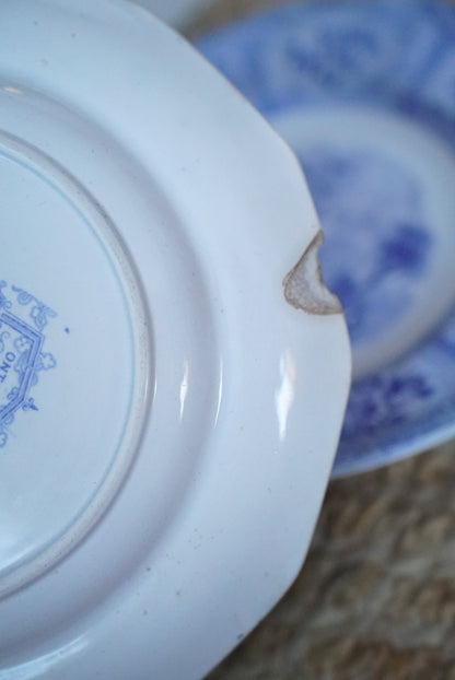 Set of 4 — Antique Ironstone Plates