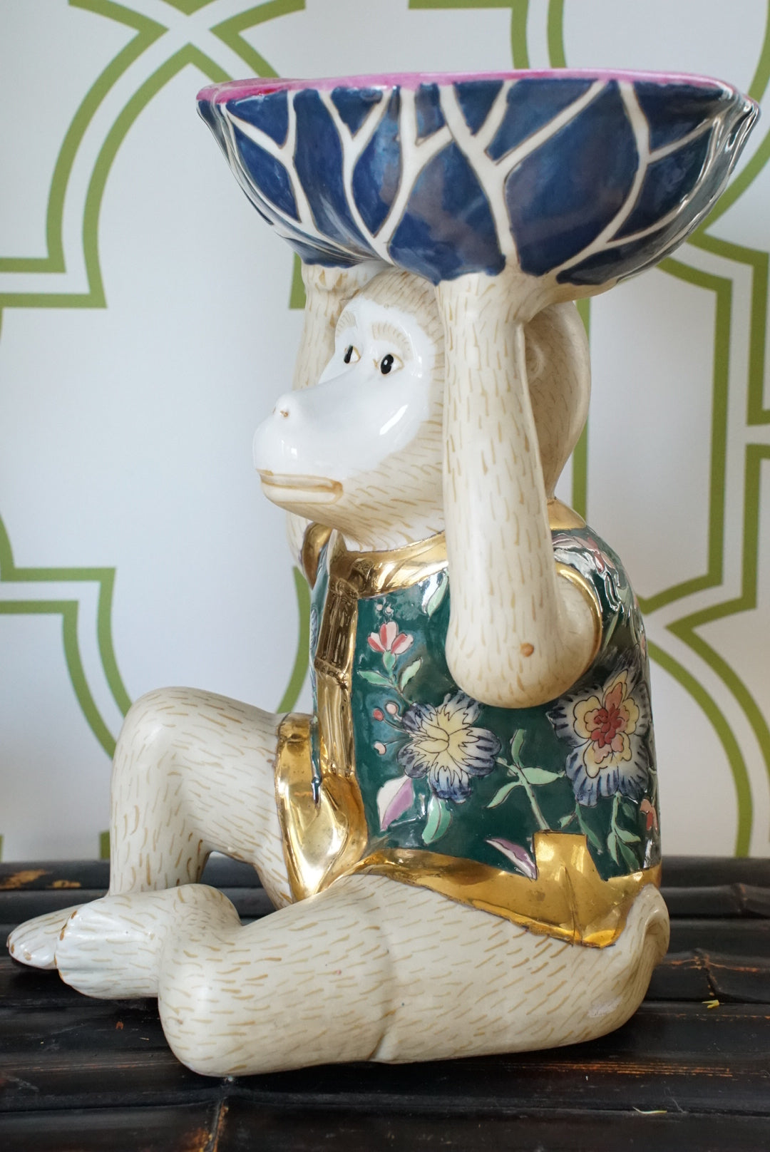 XL Chinoiserie Monkey Bowl