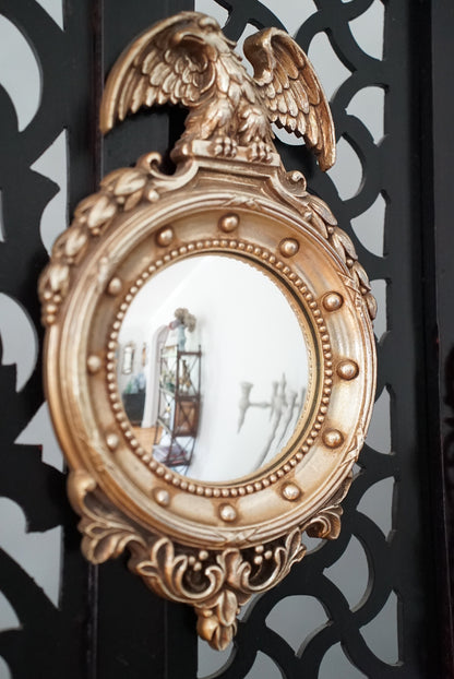 Vintage Syroco Eagle Convex Mirror