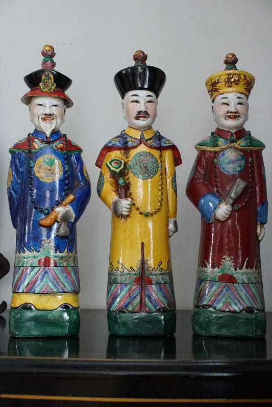 A set of 3 — Vintage Three Qing Emperors