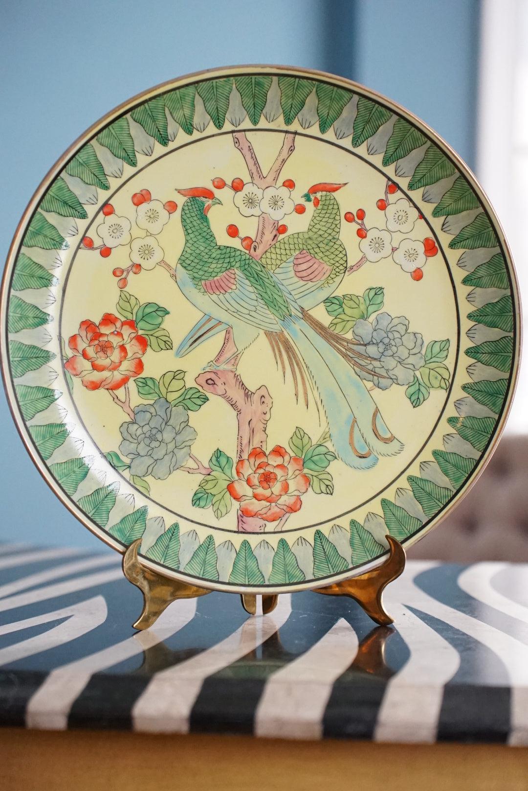 Vintage Large Gold Imari Style Platter