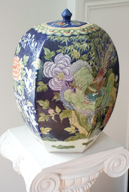 Vintage XL Hexagonal Melon Jar
