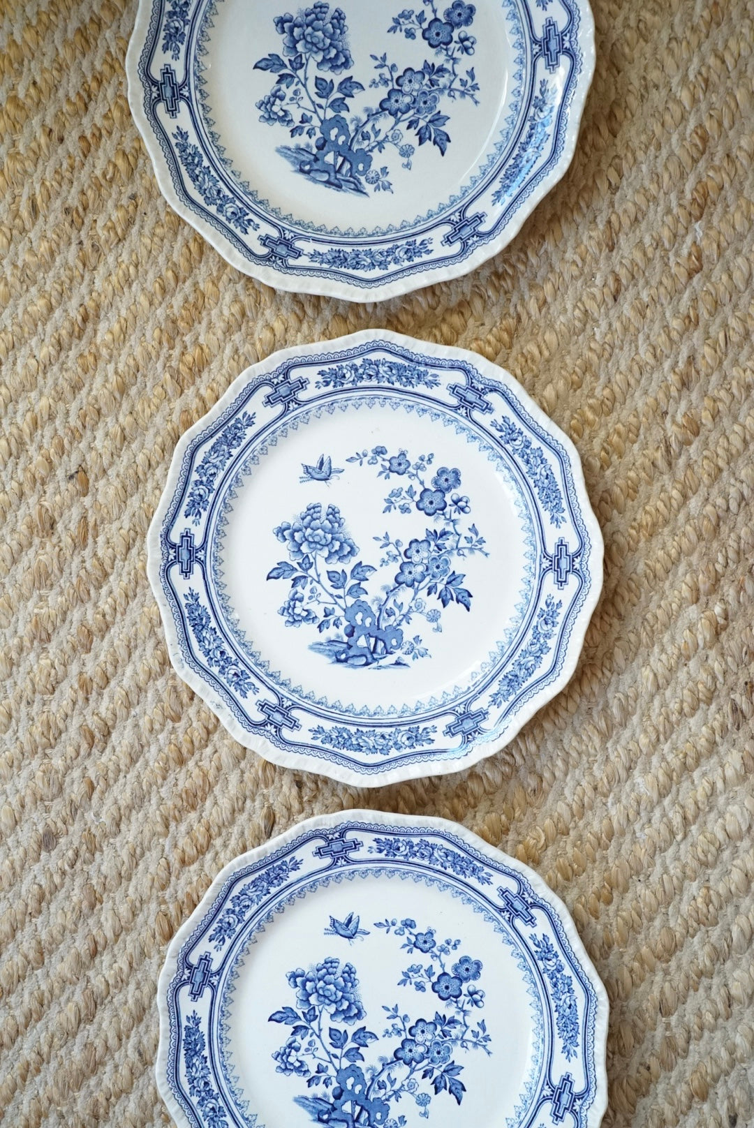 Set of 3 — Vintage Mason’s Manchu Dinner Plates