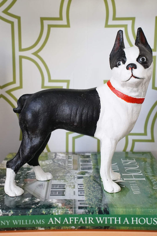 Vintage Cast Iron French Bulldog Doorstopper