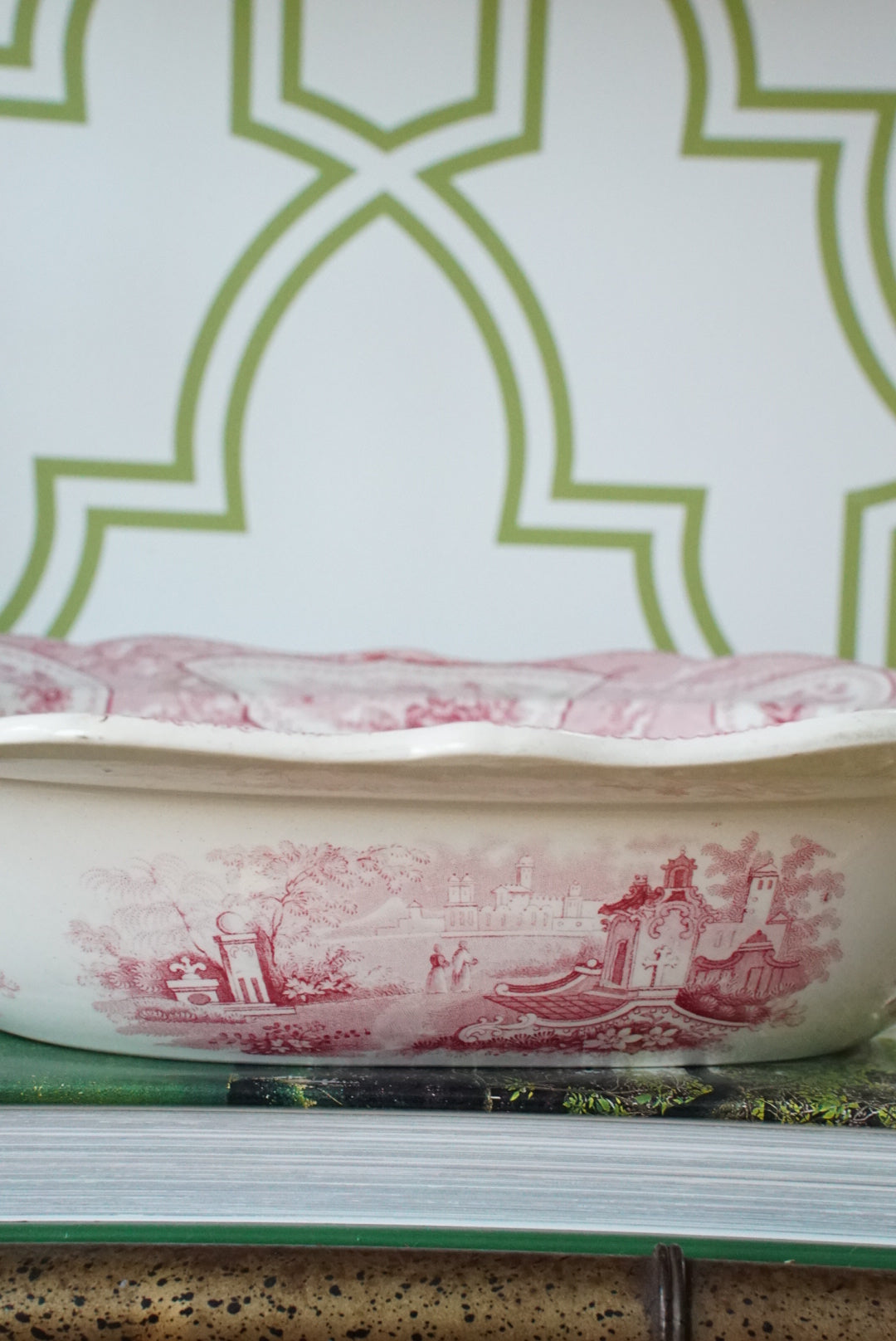 Antique Transferware Serving Platter
