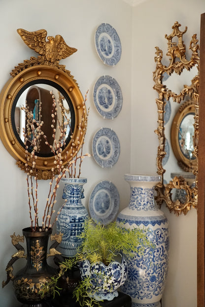Set of 4 — Antique Ironstone Plates