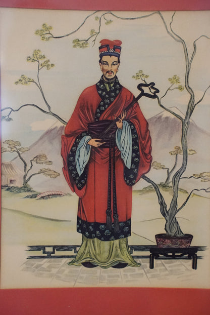 A Pair of — Vintage Ancestor Portrait Prints