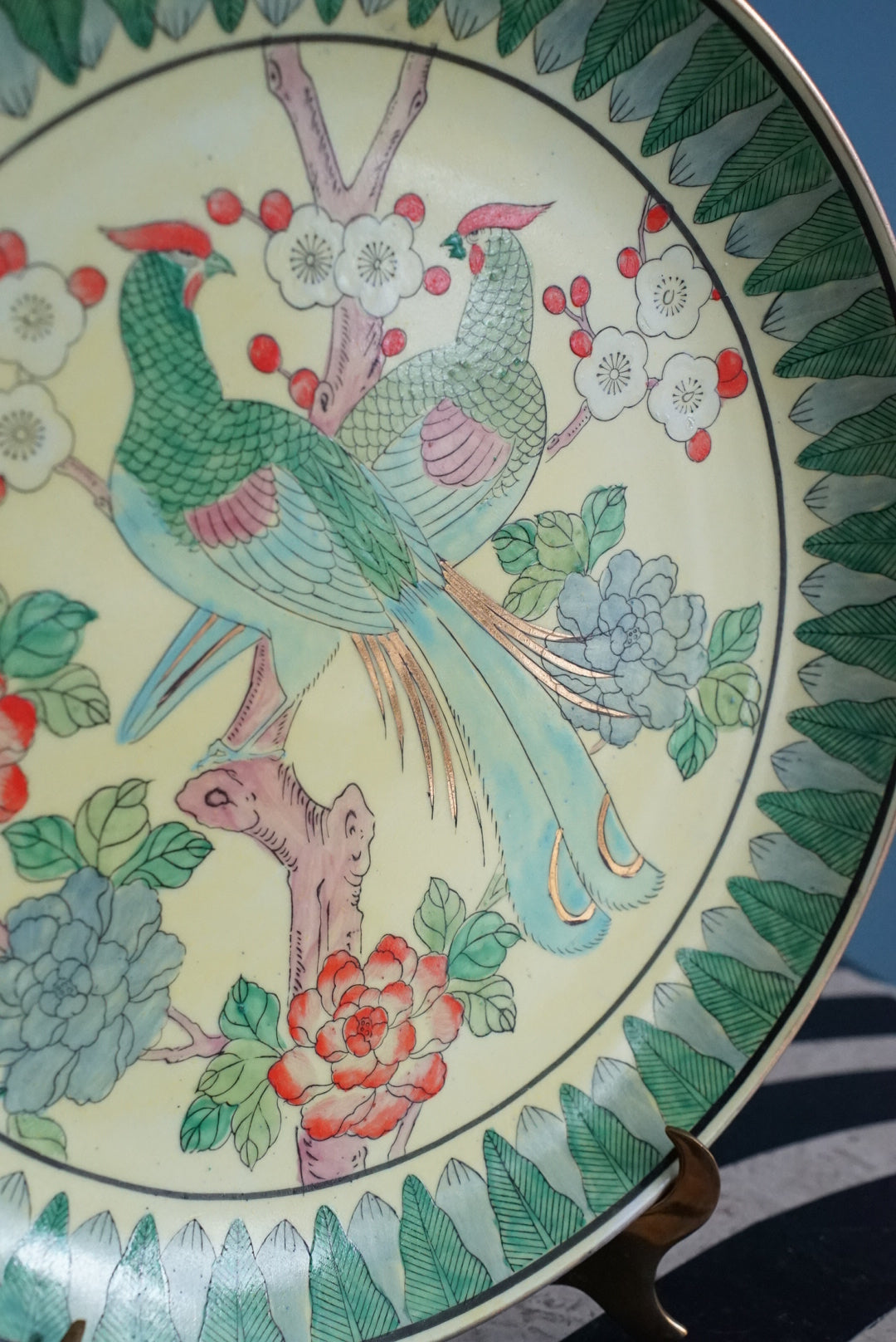 Vintage Large Gold Imari Style Platter